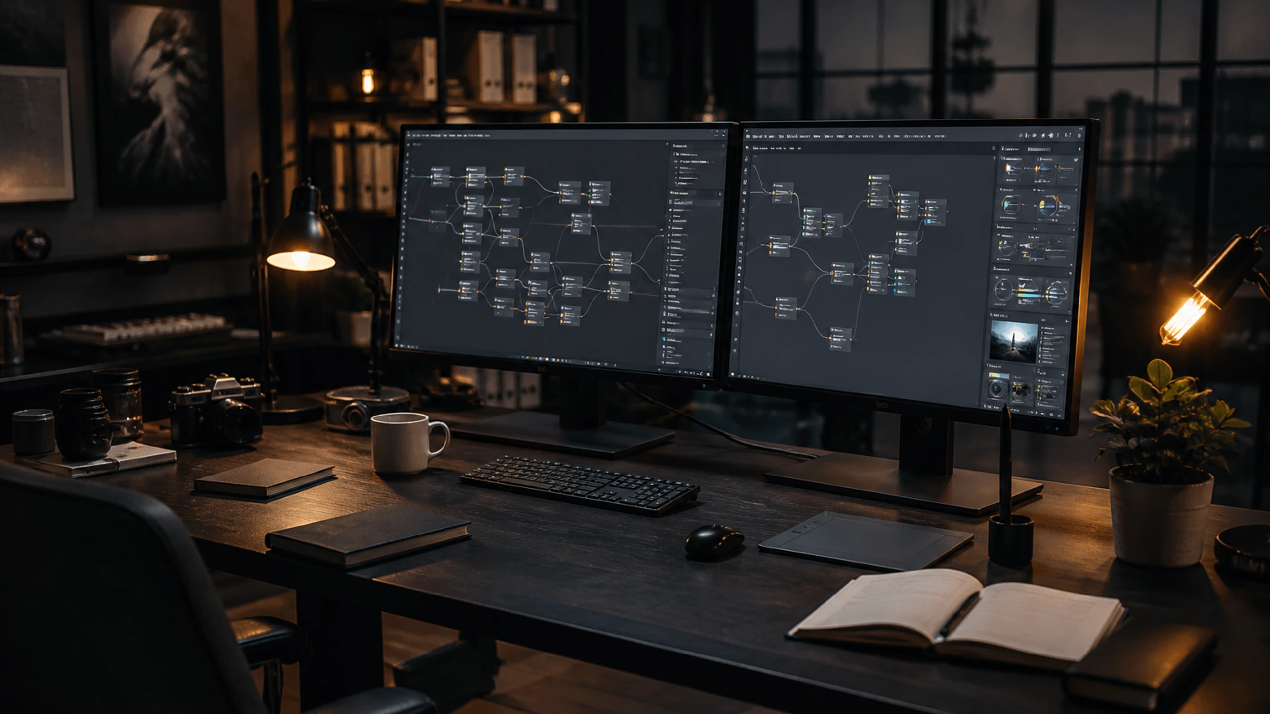 Lighting, texture and visual style