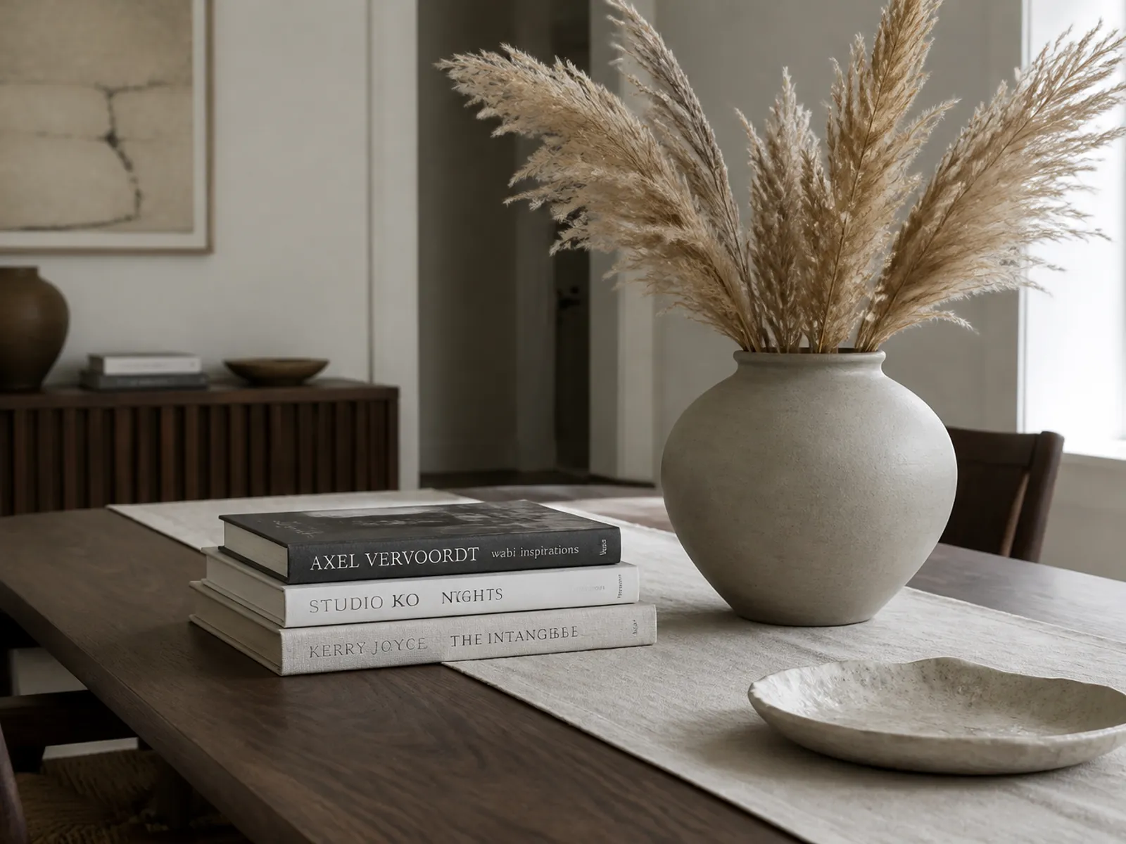 Interior scenes and tabletop compositions