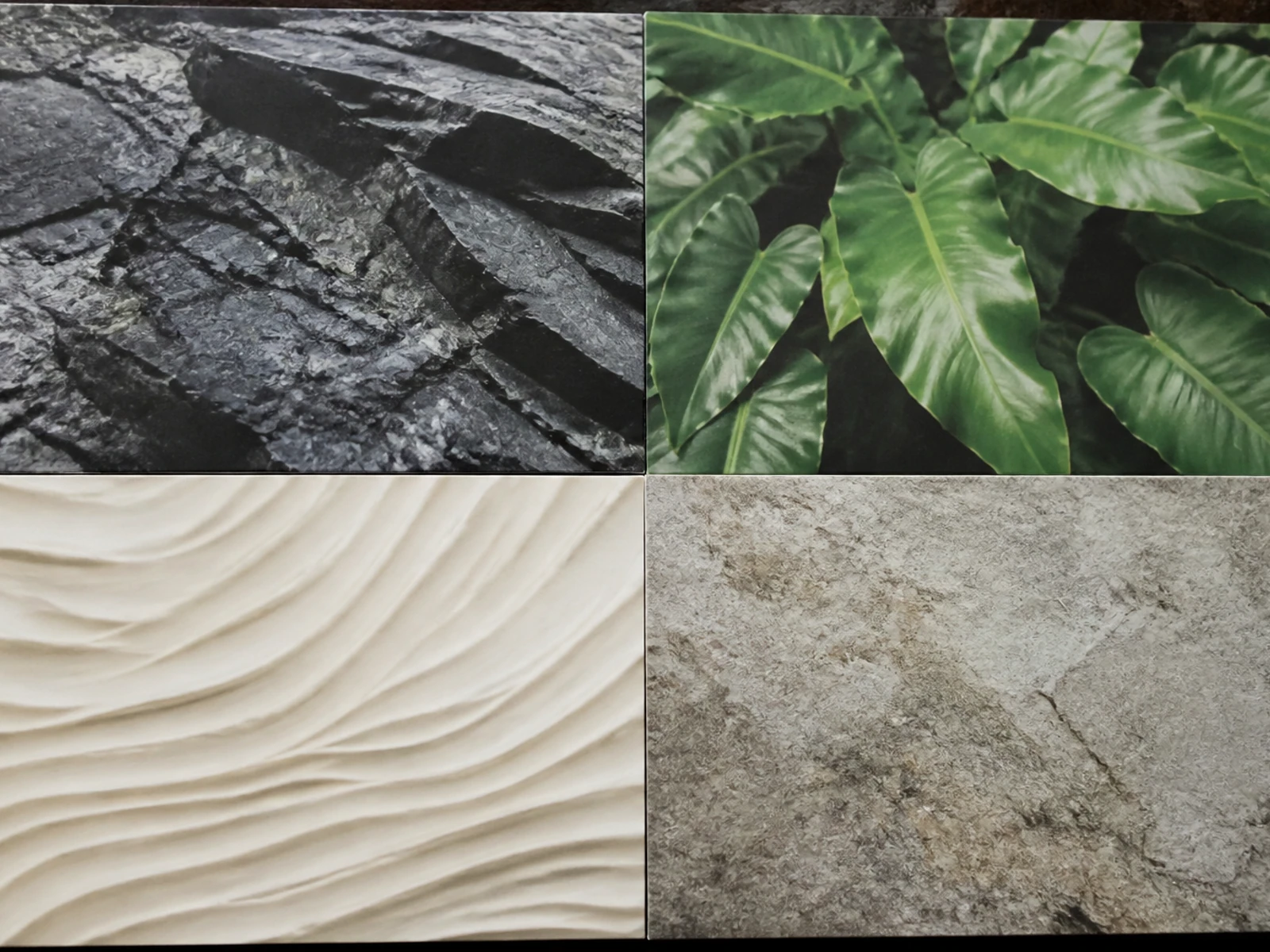 Material studies and creative mood boards