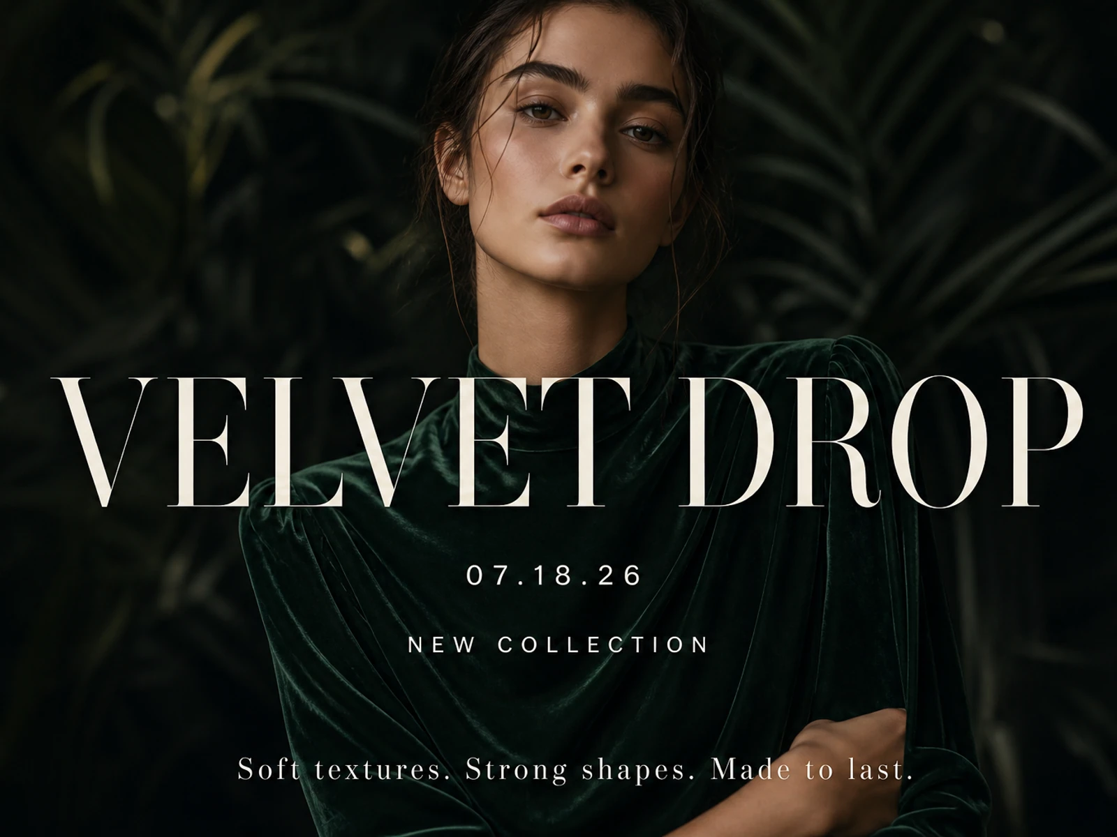 Fashion posters and campaign layouts